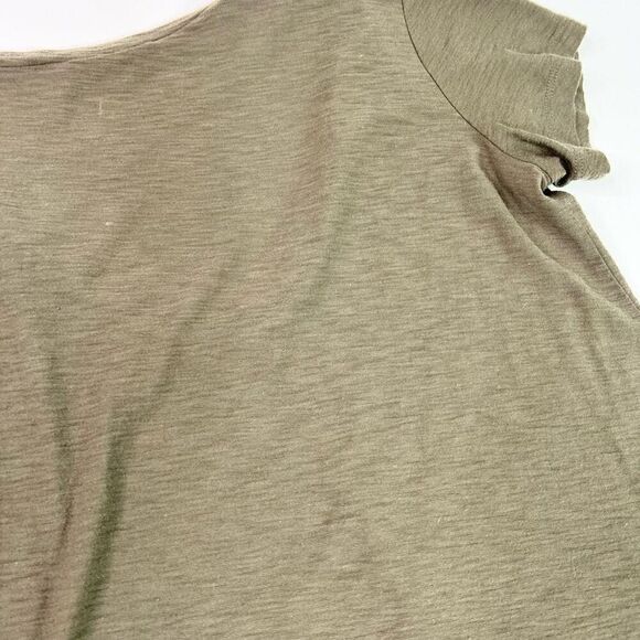 James Perse Tops Womens Small Green Cotton Blend Solid Scoop Neck Short Sleeve - Picture 7 of 8